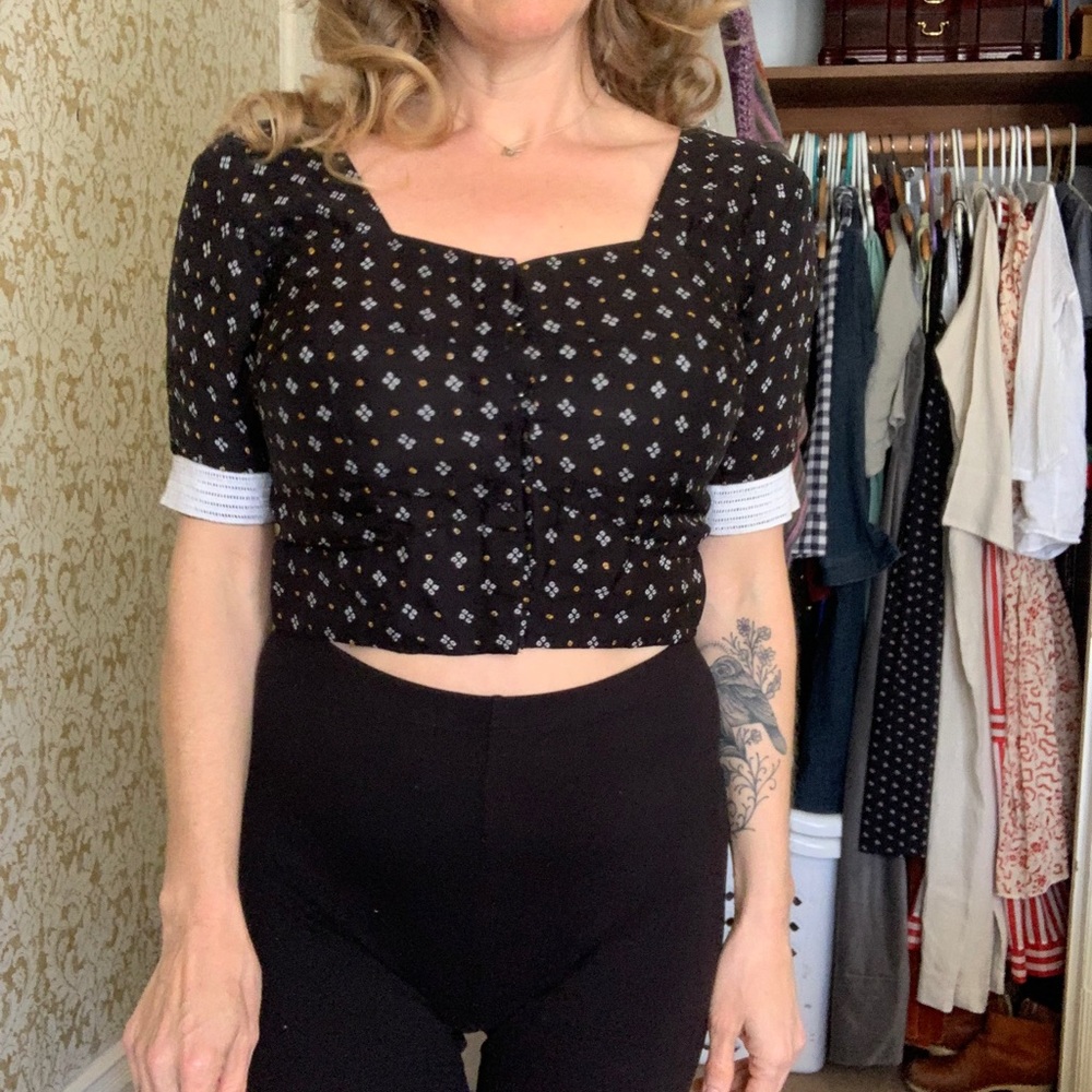 Vintage Sari Top